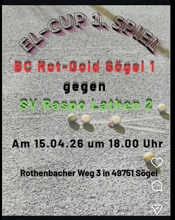 1. Pokalspiel Sögel 1 vs Lathen 2